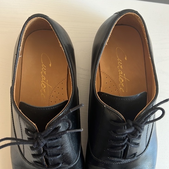 CURATORE Falco Oxford Black Leather Men’s Shoes Size 9 main image 12